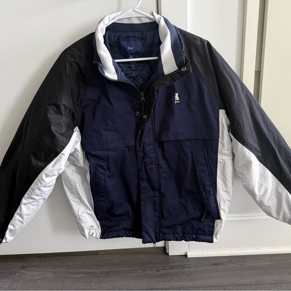 Yale Jackets & Blazers - Korean Style Navy and White Bomber Jacket